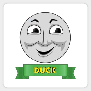 Duck (with name ribbon) Sticker